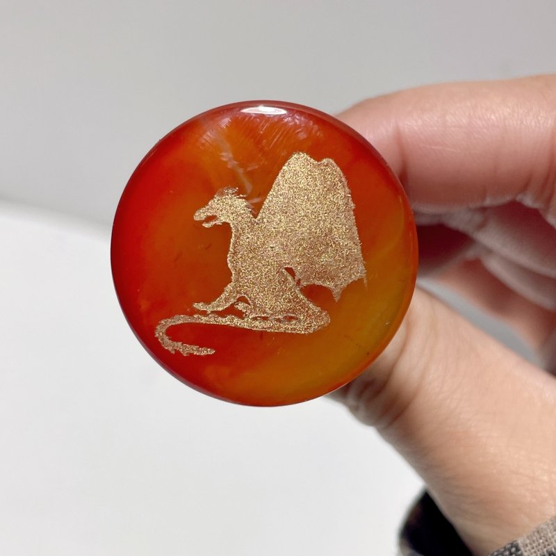 Carnelian Engraved Dragon Car Air Vent Clips Wholesale Car Accessories - Wholesale Crystals