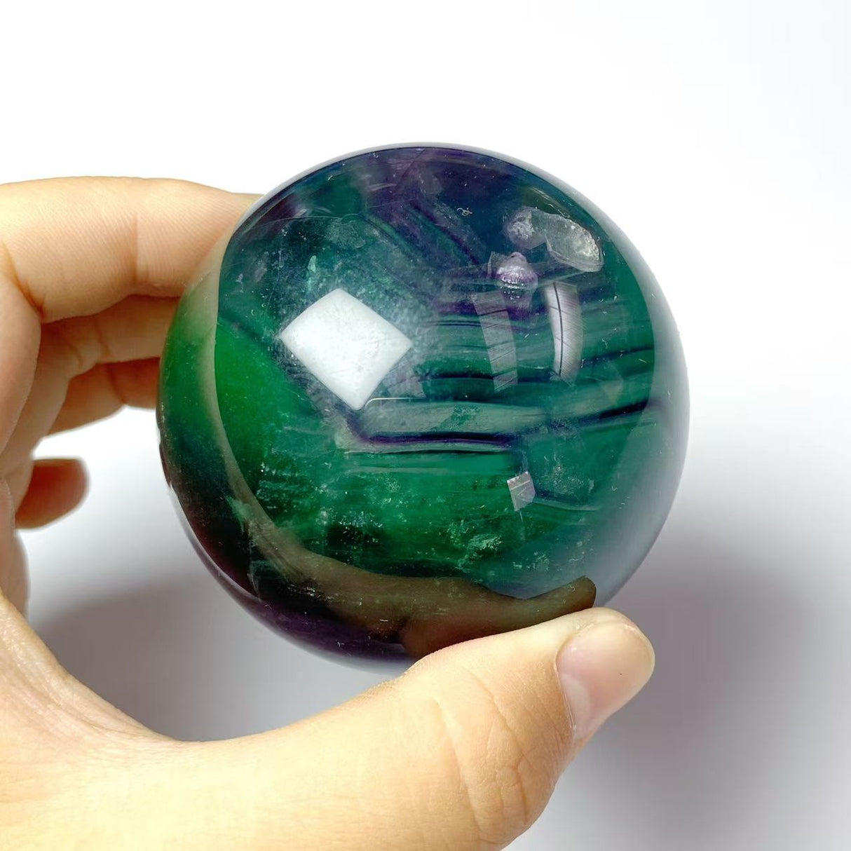 45.5KG Colorful Fluorite Rainbow Spheres 5-7cm (Sea Freight Only)