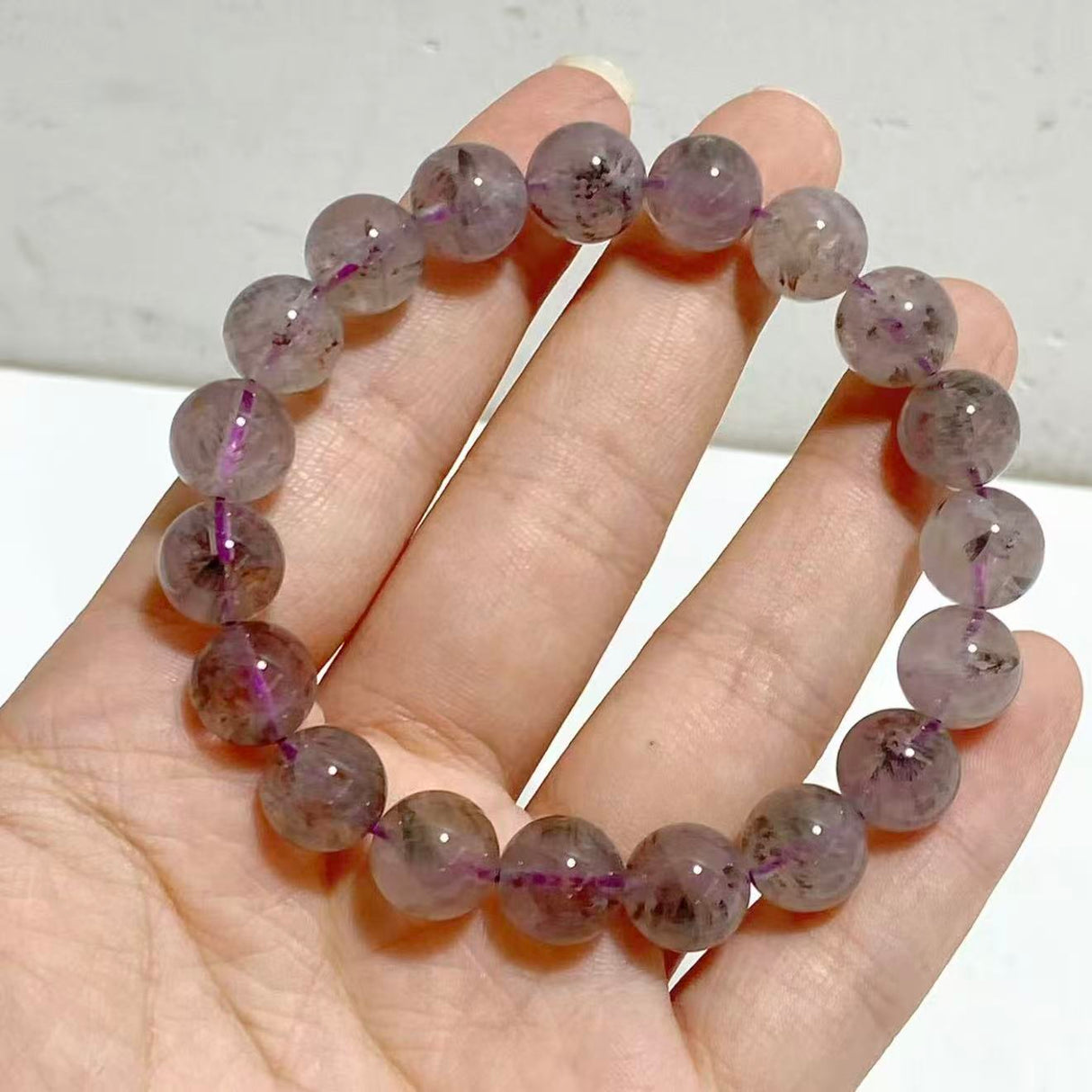 7 Pieces 10mm Auralite 23 Bracelets