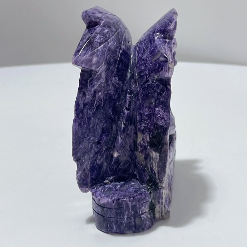 Charoite Flying Dragon Carving #1 - Wholesale Crystals