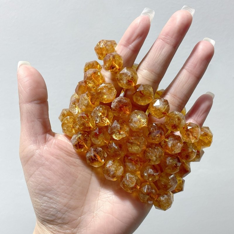 Citrine Facet Cut Beads Bracelets Wholesale - Wholesale Crystals