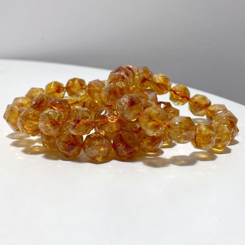 Citrine Facet Cut Beads Bracelets Wholesale - Wholesale Crystals