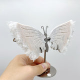 Clear Quartz Cluster Butterfly Wing With Stand Wholesale -Wholesale Crystals