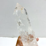 Clear Quartz Crystal Point Raw Bottom With Stand B5 -Wholesale Crystals