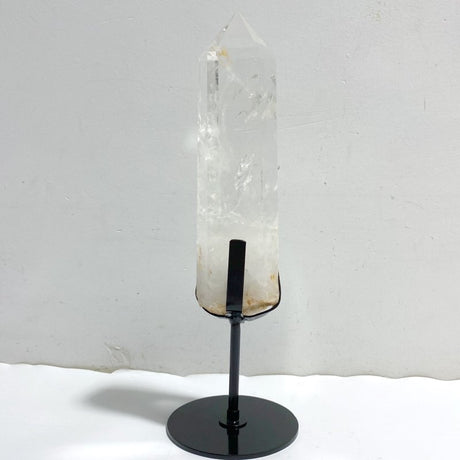 Clear Quartz Crystal Point Raw Bottom With Stand B5 -Wholesale Crystals