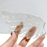 Clear Quartz Heart Wing Carving With Stand -Wholesale Crystals