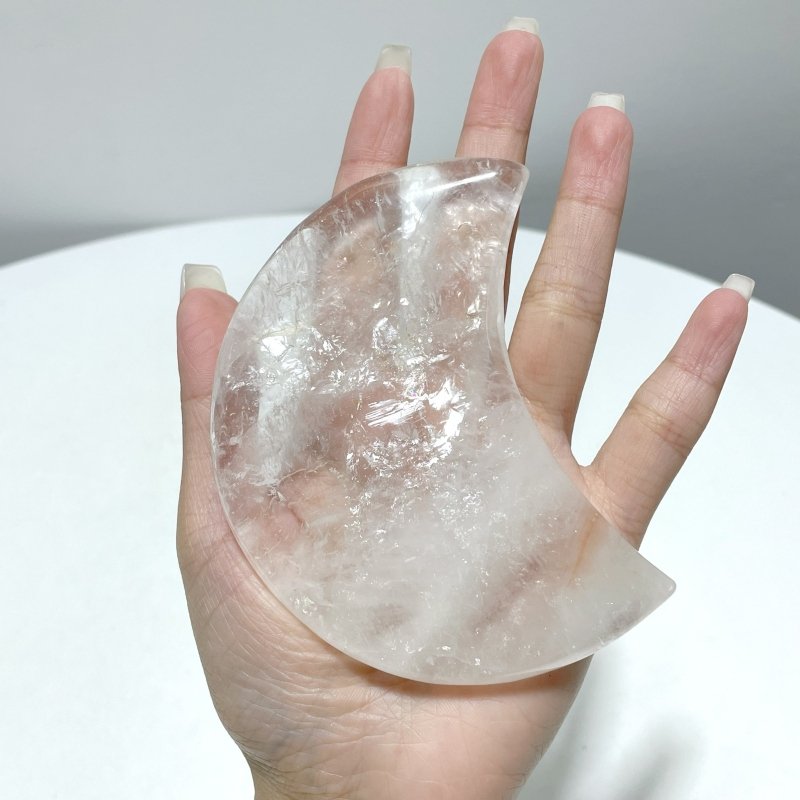 Clear Quartz Moon Carving Wholesale - Wholesale Crystals