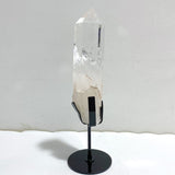 Clear Quartz Point Raw Bottom With Stand -Wholesale Crystals