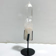 Clear Quartz Point Raw Bottom With Stand -Wholesale Crystals
