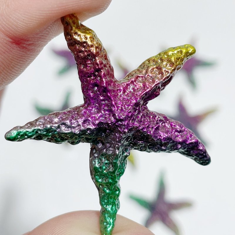 Colourful Bismuth Starfish Wholesale - Wholesale Crystals