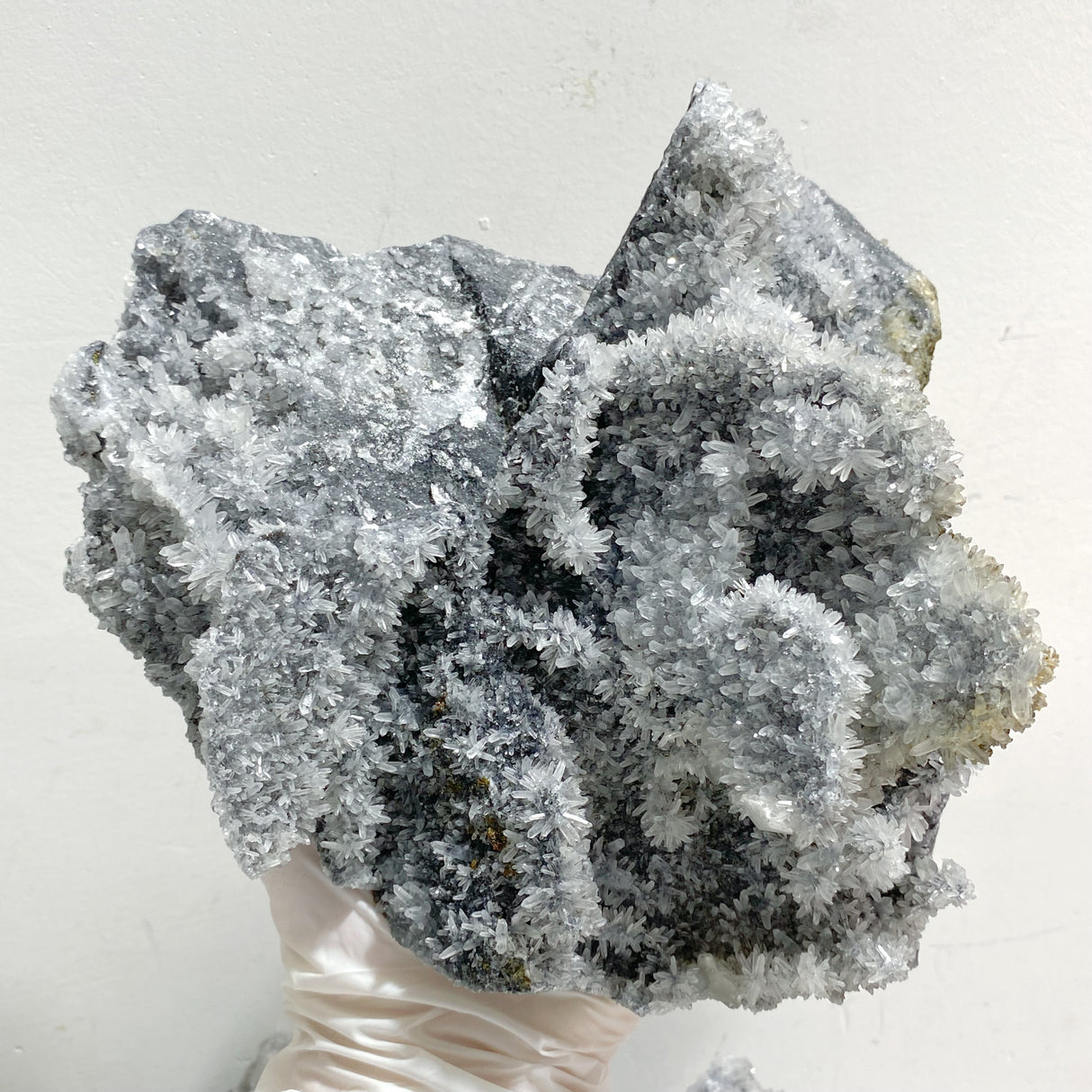5 Pieces Large Black Clear Quartz Cluster Specimen For Collection