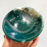7 Pieces Moss Agate Bowl Carving