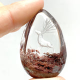 4 Pieces Deer Garden Quartz Inner Scene Carving