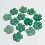 Red Jasper Green Aventurine Four Leaf Clover Carving Wholesale