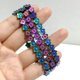 Aura Pyrite Flower Shape Bracelets Wholesale