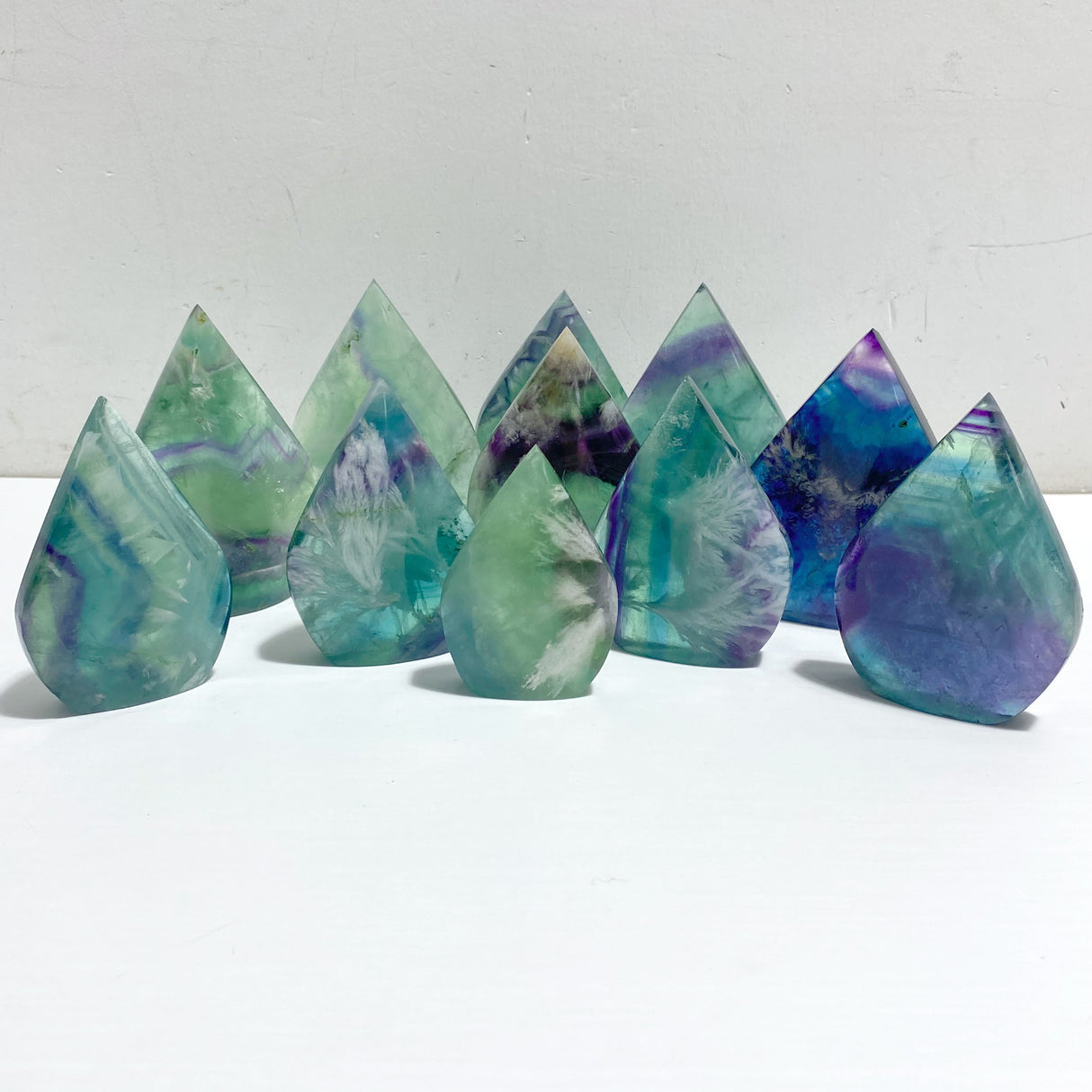 Feather Fluorite Arrow Head Shape Wholesale