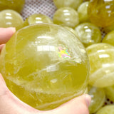 37 Pieces Beautiful Citrine Spheres (Sea Freight Only)