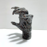 Yooperlite Stone Witchcore Demon Hand Carving