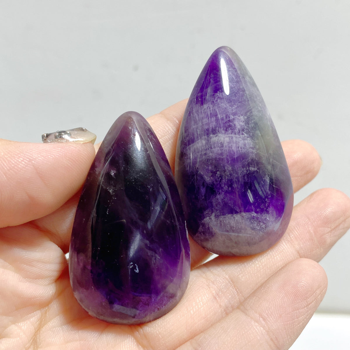 Chevron Amethyst Waterdrop Shape Wholesale