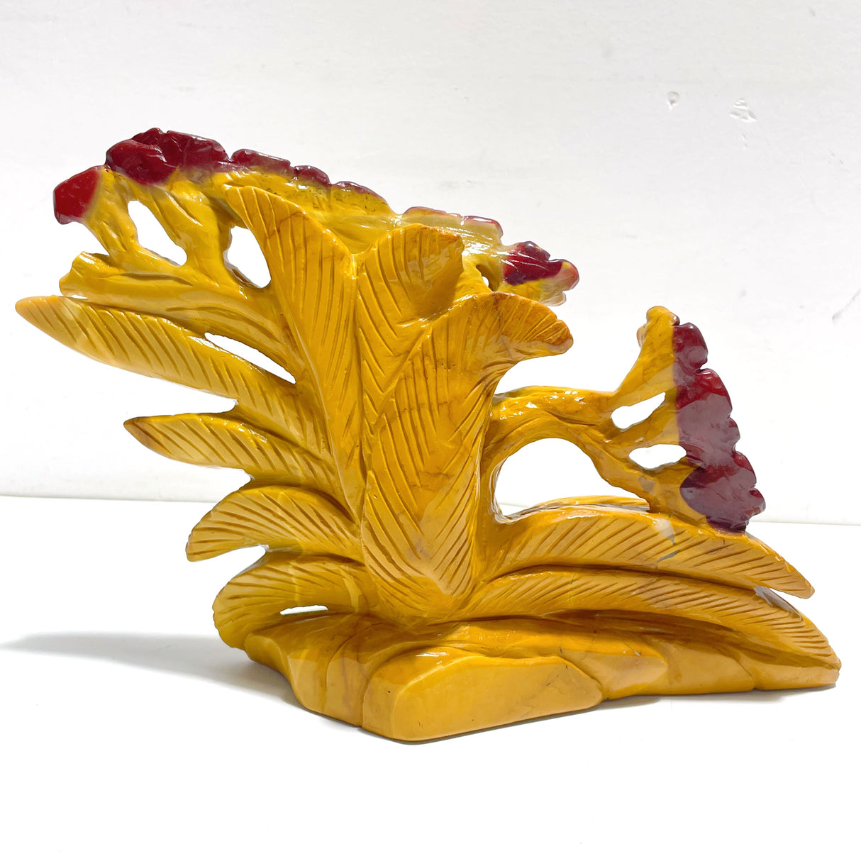 Unique Mookaite Tree Carving