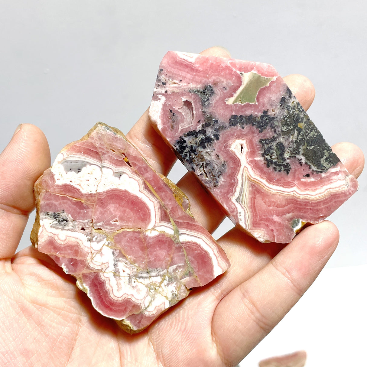 19 Pieces Rhodochrosite Slab