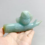 3 Pieces Caribbean Calcite Owl Carving
