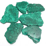 6 Pieces High Quality Beautiful Malachite Slab