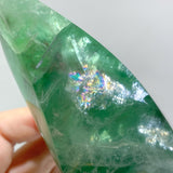 13 Pieces High Quality Large Rainbow Fluorite Flame Mixed Color