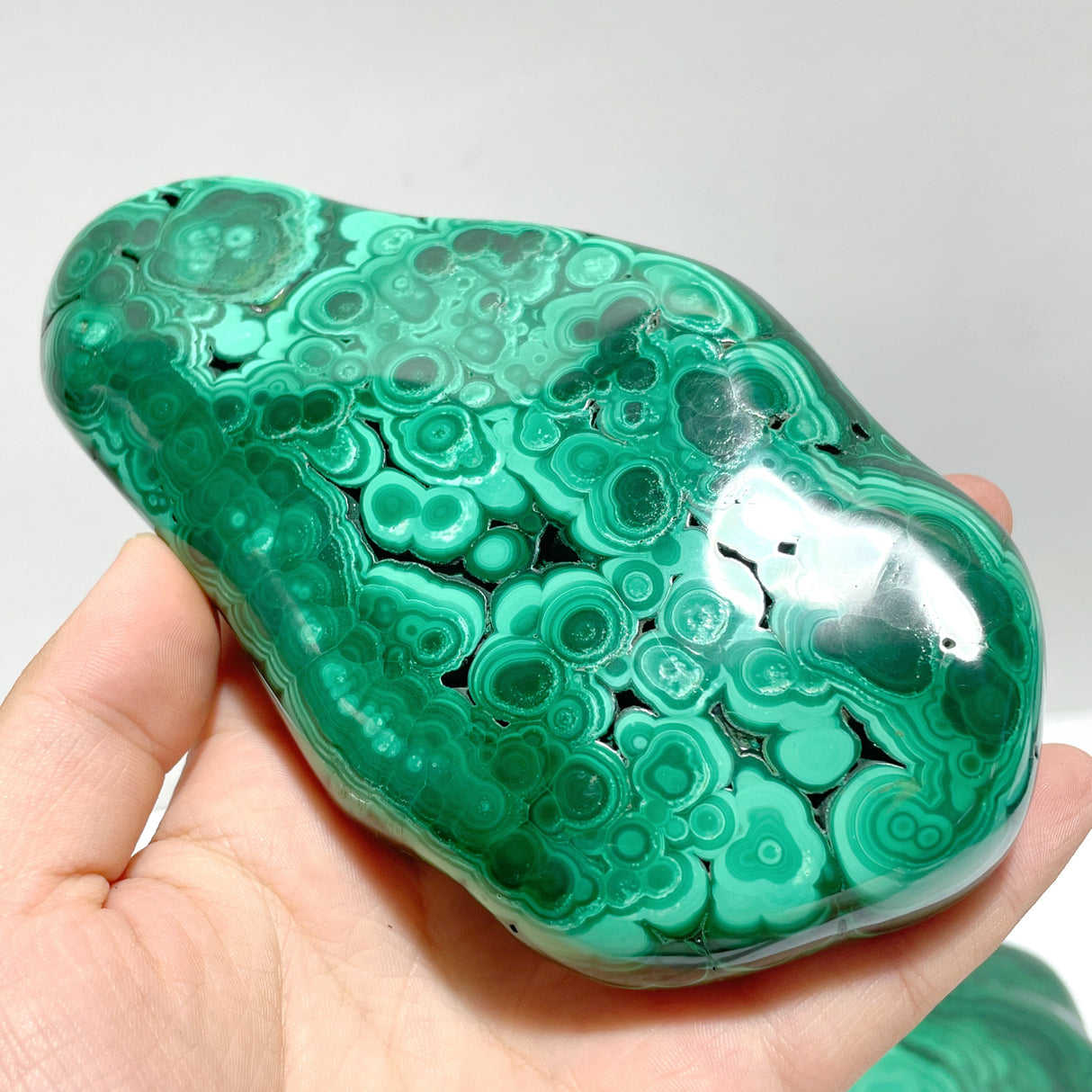 4 Pieces High Quality Polished Malachite Free Form