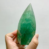 13 Pieces High Quality Large Rainbow Fluorite Flame Mixed Color