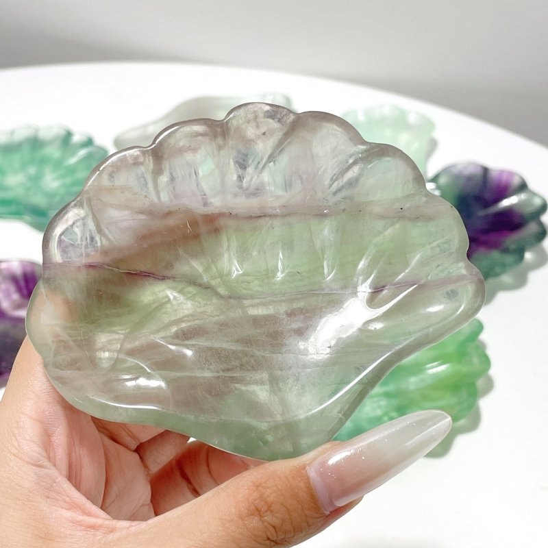 Fluorite Shell Beautiful Shallow Bowl Wholesale - Wholesale Crystals