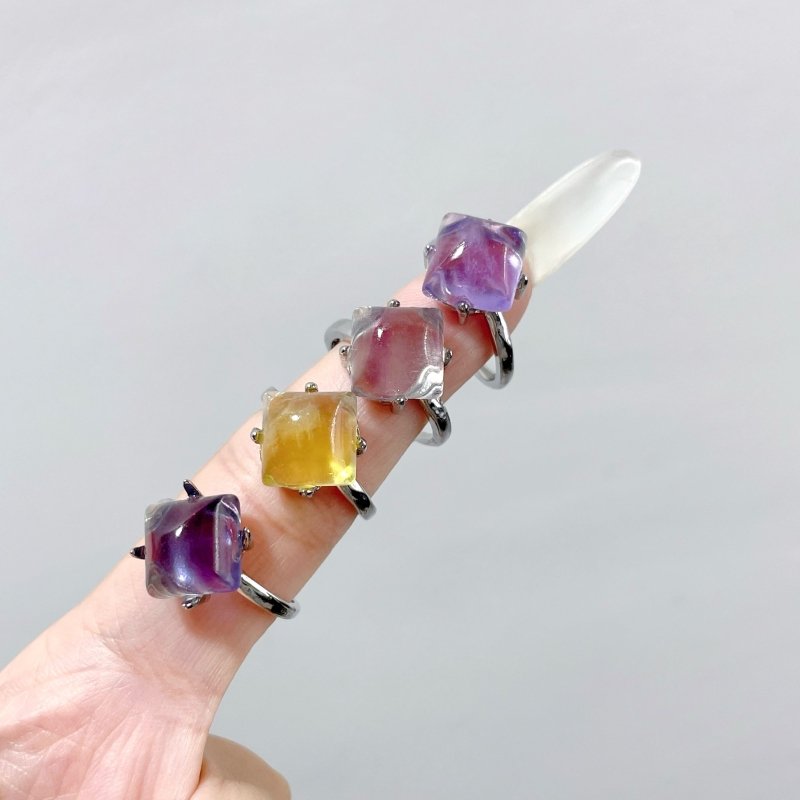 Fluorite Square Ring Wholesale - Wholesale Crystals