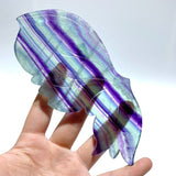 Fluorite Symmetry Butterfly Wing With Stand - Wholesale Crystals