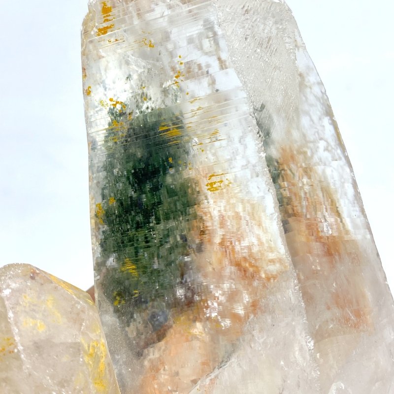 Garden Quartz Raw Bottom Point With Stand 3 - Wholesale Crystals