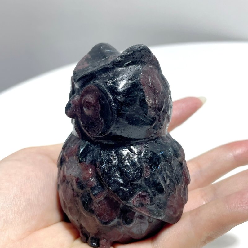 Garnet Owl Carving Wholesale - Wholesale Crystals