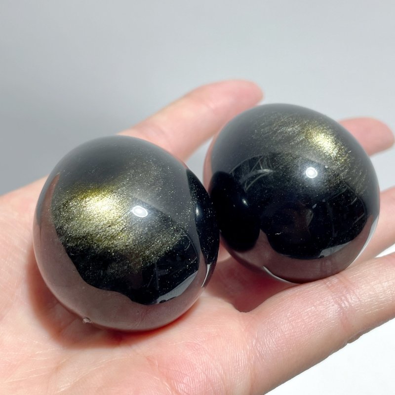 Gold Sheen Obsidian Egg Wholesale - Wholesale Crystals