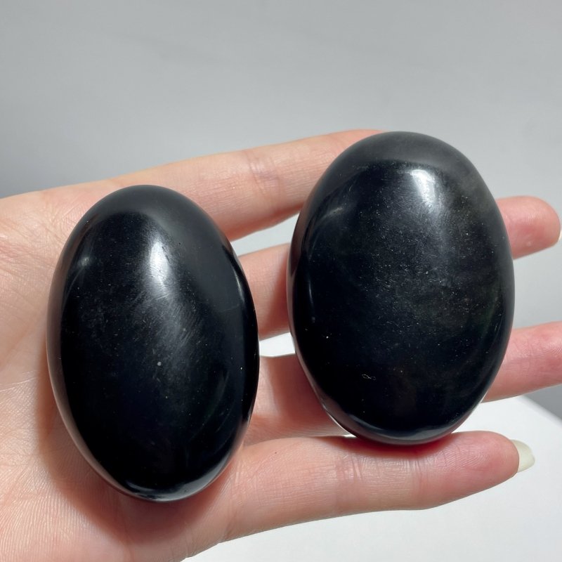 Gold Sheen Obsidian Palm Stone Wholesale - Wholesale Crystals