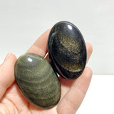 Gold Sheen Obsidian Palm Stone Wholesale - Wholesale Crystals