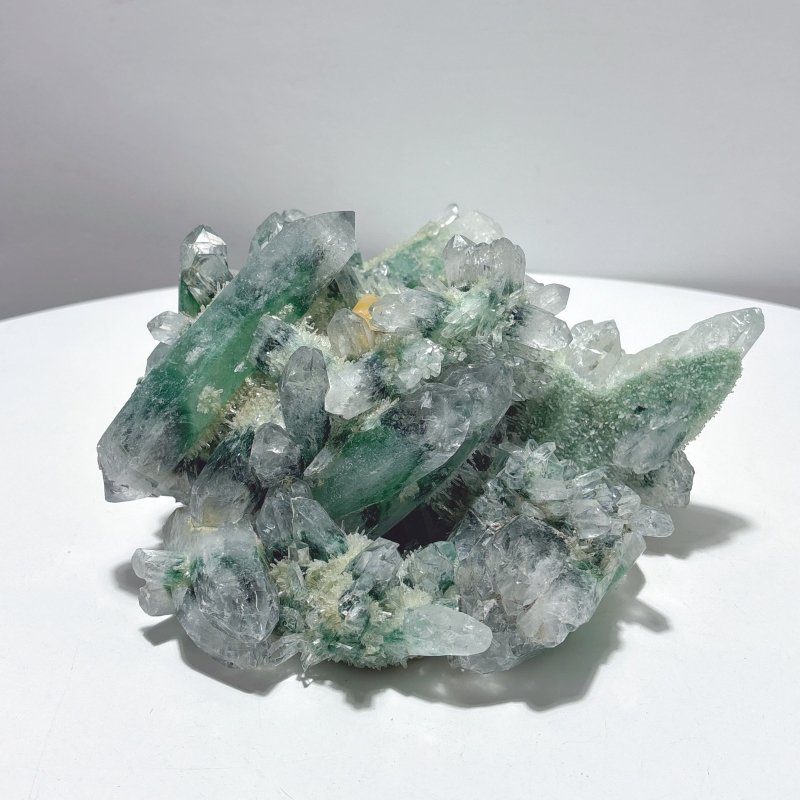 Green Crystal Cluster Man Made Crystal - Wholesale Crystals