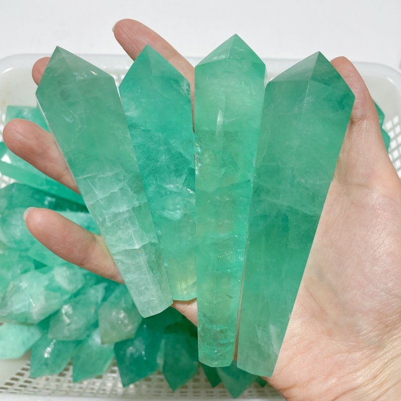 Green Fluorite Scepter Magic Wand Wholesale - Wholesale Crystals