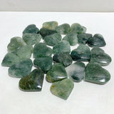 Green Mica Mixed Quartz Heart Wholesale -Wholesale Crystals