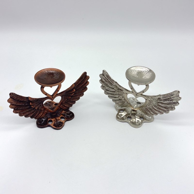 Heart Wing Crystal Sphere Stand Wholesale - Wholesale Crystals