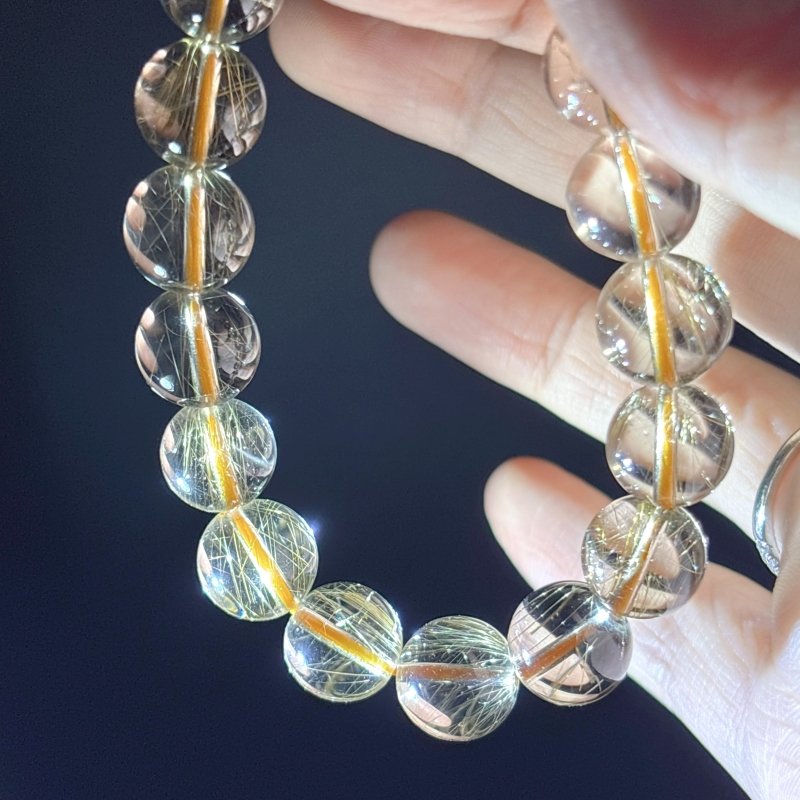 High Grade Rutile Crystal Bracelet(HGUB17) - Wholesale Crystals