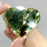 High Quality Green Mica Mixed Garnet Heart Wholesale -Wholesale Crystals