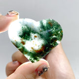 High Quality Green Mica Mixed Garnet Heart Wholesale -Wholesale Crystals