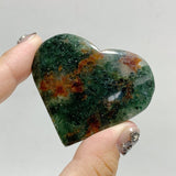 High Quality Green Mica Mixed Garnet Heart Wholesale -Wholesale Crystals