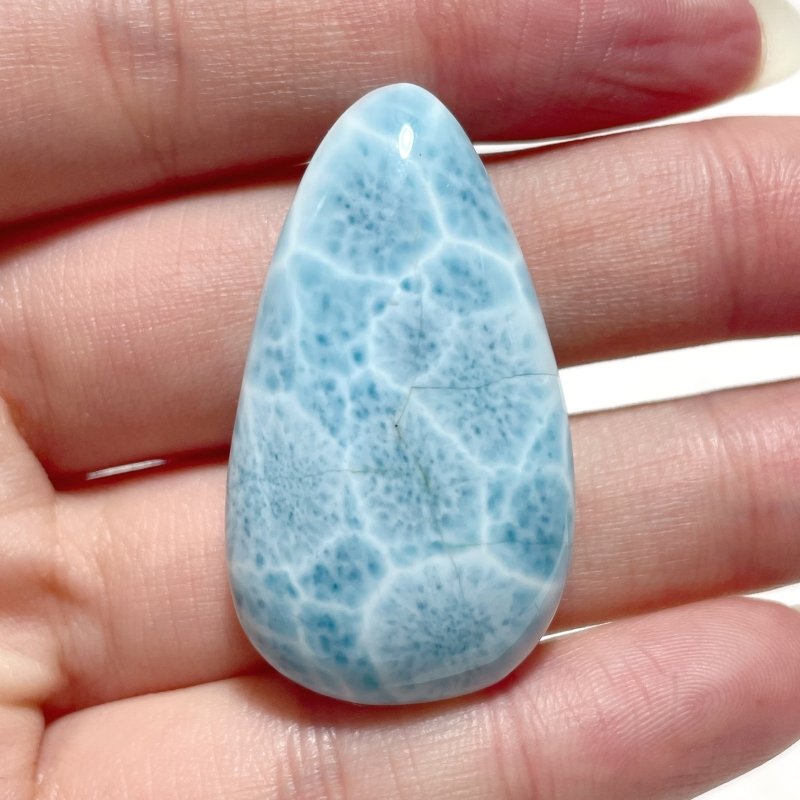 High Quality Larimar Waterdrop Shape Diy Pendant Dominican Republic Larimar - Wholesale Crystals