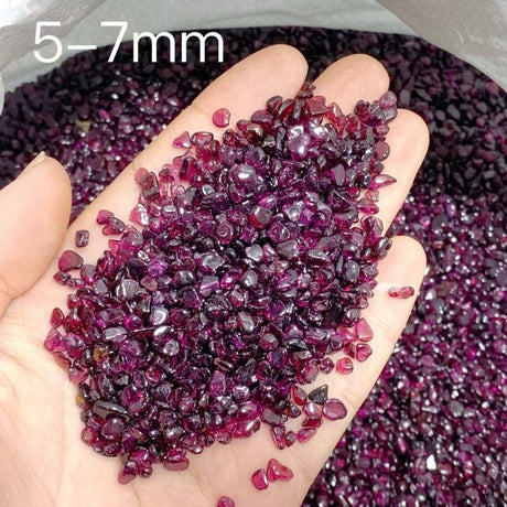 High Quality Purple Garnet Gravel Chips Wholesale - Wholesale Crystals