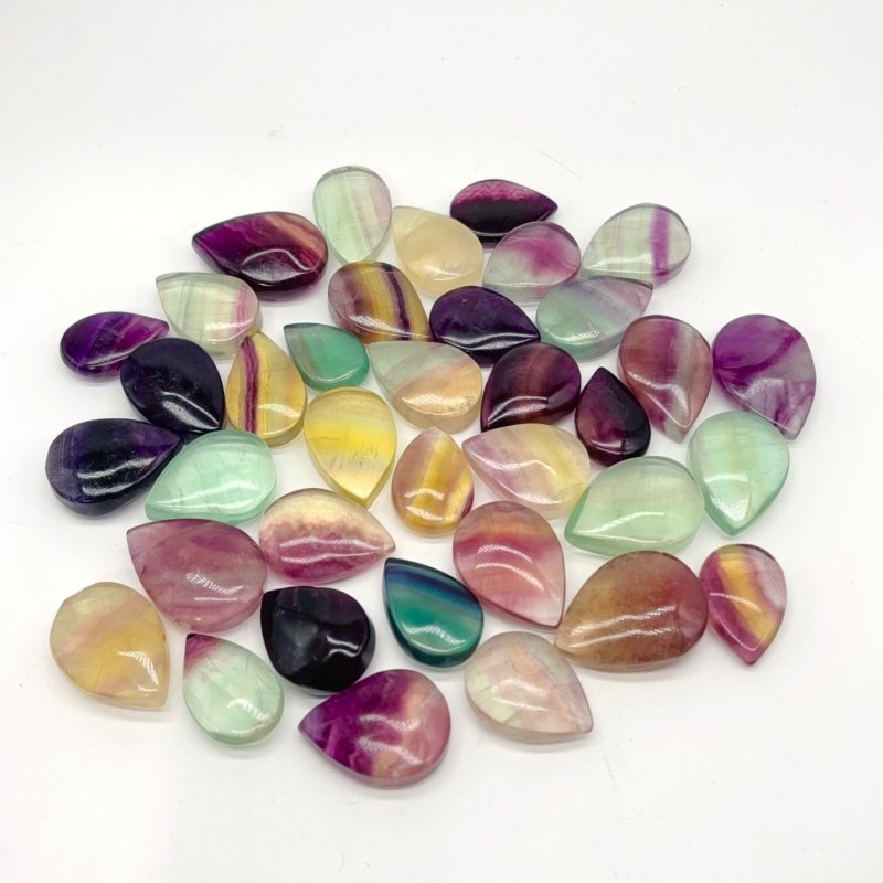 High Quality Rainbow Fluorite Teardrop Shape Crystal Wholesale -Wholesale Crystals