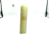 Interesting Chiseled Words With Afghanistan Jade Tower - Wholesale Crystals